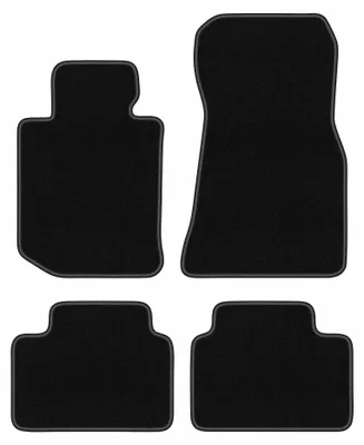 Productafbeelding van Velours automatten voor BMW 4 G26 2021-2022 (coupé) – 4-delig, zwart, op maat – Wielganizator BASIC