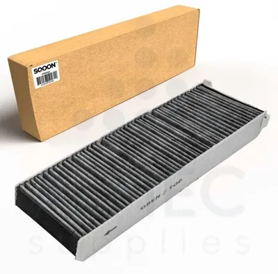 Produktbild von SQOON Kohlefilter Dunstabzugshaube, Ersatzfilter, Zubehör für Bora Pure PUAKF, hochwertiger Kohlefilter für Ihr PURU, PUXU Kochfeld mit Umluft, Dunstabzugshaube, Ersatzfilter