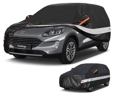 Image de Housse de protection pour SUV, 10 couches, imperméable, pour Ford Kuga (2012-2025), couleur noire