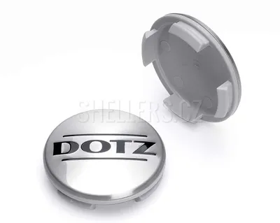 Obrázek produktu pro Středová krytka alu kola Ø 56/60 mm, Dotz ZO7040, kovové logo, stříbrné