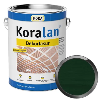 Produktbild von KORA Koralan Dekorlasur 0.75 Liter Moosgrün