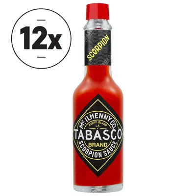 Produktbild von TABASCO® Scorpion Sauce - Sehr scharf - 12x 60ml