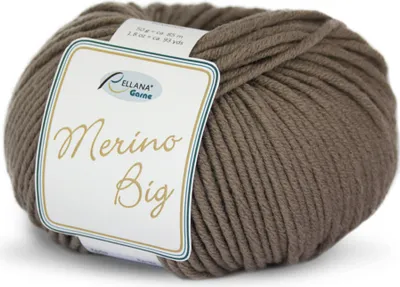 Produktbild von Rellana Merino Big, 60% Schurwolle (Merino), 40% Polyacryl, 50 gr. dunkelgrau 28