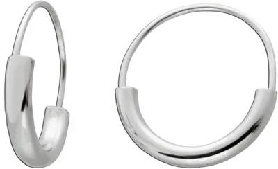 Produktbild von Creolen Silber925 21mm rhodiniert poliert flexibel
