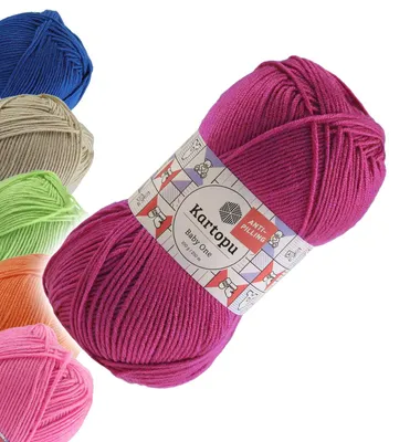 100g Strickgarn Kartopu BABY ONE Antipilling magenta