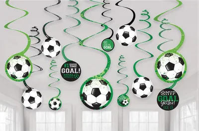 Obrázek produktu pro párty dekorace Swirl Goal Getter12 kusů