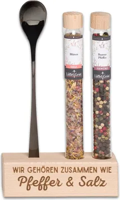 Produktbild von Wir gehören zusammen wie Pfeffer & Salz - Gewürzset