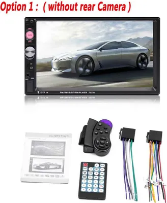 Produktbild von Universal Car Multimedia Player Autoradio Stereo 7 Touchscreen Video MP5 Autoradio Backup Kamera Ohne Kamera