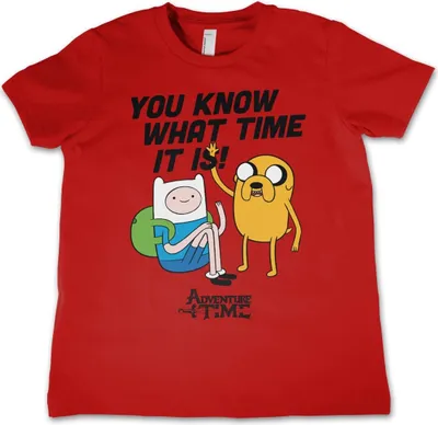 Obrázok produktu pre Detské tričko It's Adventure Time - 8Years-M - červené