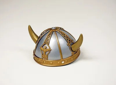 Produktbild von Wikingerhelm mit Hörnern für Kinder ohne Haare