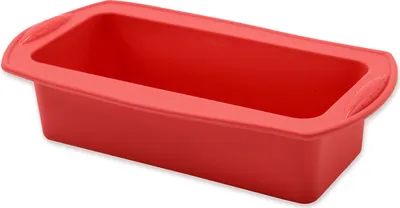 Produktbild von Silikonbackform Kastenform, 21x8,5x6 cm, rot