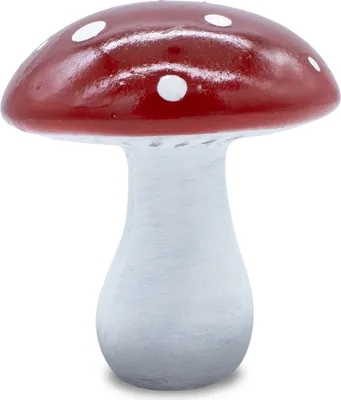 Produktbild von 1.05 Fliegenpilz aus Keramik mit glasiertem Dach - XXL / ca. 17 x 15 cm - Deko Pilz (groß)