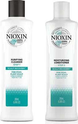 Zdjęcie produktu dla Nioxin Scalp Recovery Purifying Cleanser 200ml + Nioxin Scalp Recovery Moisturising Conditioner 200ml