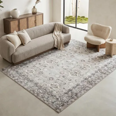 Produktbild von TAPISO ISPAHAN Orientteppich Waschbar  Kurzflor 120 x 170 cm