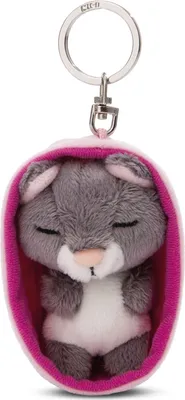 Produktbild von Nici Schlüsselanhänger Sleeping Pets - Graue Katze