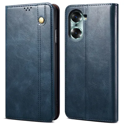 Obrázek produktu pro Pouzdro pro Honor 60, kožené flip pouzdro peněženka s funkcí stojánku modré