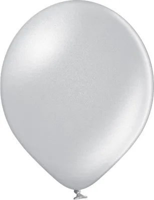 Produktbild von 25 Stk. Luftballon Uni Metallic Ø 30cm |  Silber #061