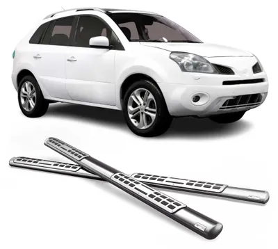 Image de Marchepieds Latéraux pour Renault Koleos 2008-2011 Acier Inoxydable Argent, Image générée par une IA