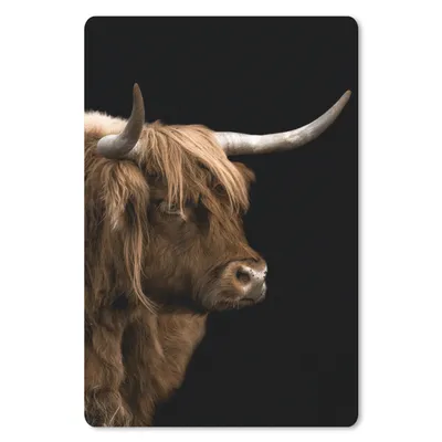 Produktbild von MuchoWow® Mauspad Mousepad Schottischer Highlander - Fell - Tier 40x60 cm - Mousepads - Maus Mat - Pad - Mausunterlage - Schreibtisch Accesoire