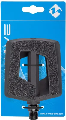 Zdjęcie produktu dla pedał platformowy antypoślizgowy odblaskowy 8,6 x 9,6 cm czarny