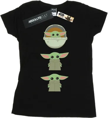 Produktbild von Star Wars - "The Mandalorian The Child" T-Shirt für Damen BI43018 (XXL) (Schwarz)
