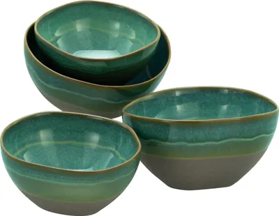 Produktbild von CreaTable, 19679, BasaltOliv, Bowl 4-tlg, Steinzeug