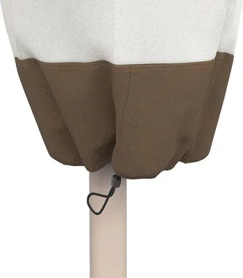 Image de Housse de protection Famanu pour parasol - beige/marron clair
