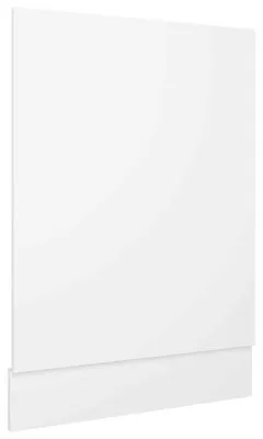 Immagine prodotto di Armadio da cucina, pensile, mobile basso per cucina lineare, cucina componibile in pannello di legno impiallacciato bianco lucido, mobile a parete, cucina modulare, mobile per lavastoviglie da 45 cm, bianco