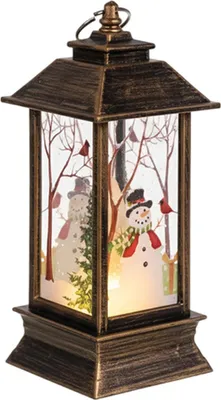 Produktbild von Ruhhy 26754 LED-Weihnachtslaterne, 12,5 cm, kupferfarben
