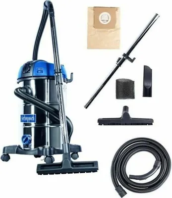 Obrázek produktu pro Scheppach NTS30 Premium 3v1 | 30L | mokré vysávání - suché vysávání - vyfukování | 1300W | 20 kPa | 3m hadice | včetně příslušenství