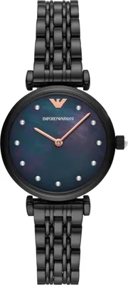 Productafbeelding van Emporio Armani AR11268 dameshorloge, met een roestvrijstalen kast en een metalen band