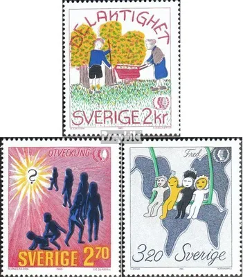 Produktbild von Briefmarken Schweden 1985 Mi 1351-1353 (kompl.Ausg.) postfrisch Jahr der Jugend