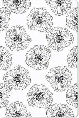 Produktbild von MuchoWow® Mauspad Mousepad Mohn - Blumen - Design 18x27 cm - Mousepads - Maus Mat - Pad - Mausunterlage