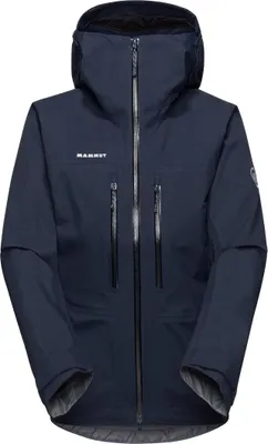 Produktbild von Taiss HS Hooded Jacket Women, Hardshell Jacke Damen - Mammut, Farbe:marine, Größe:L