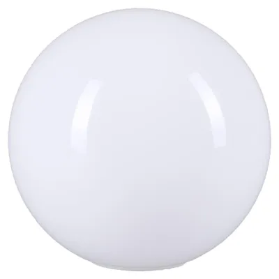 Image de Verre de lampe rond, 120 mm, verre sphérique blanc, verre de rechange, verre pour luminaire, abat-jour en verre, E14, forme sphérique