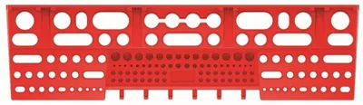Productafbeelding van Gereedschapshouder BINEER SHELFS, afmetingen 580x158 mm - kleur: rood