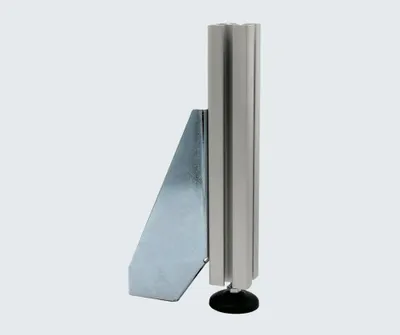 Produktbild von Bodenwinkel 200mm mit Ausleger Nut 8 Aluprofil