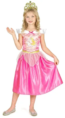 Produktbild von Prinzessin Aurora Kinder Mädchen Lizenz Kostüm Disney Karneval 5-6 Jahre