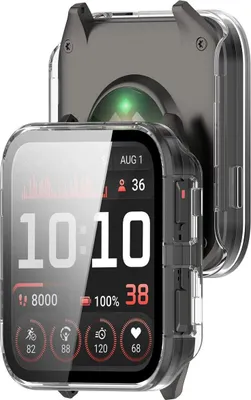 Produktbild von Schutzhülle mit Glas für Garmin Venu X1, Bizon Case Watch Adamo, Transparent