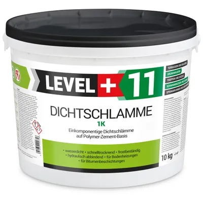 Zdjęcie produktu dla Zaprawa Uszczelniająca Jednoskładnikowa Elastyczna Hydroizolacja Level+DICHTSCHLAMME 1K L+11 - 10 kg
