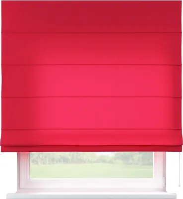 Produktbild von Dekoria Raffrollo Capri, rot, 130 x 170 cm