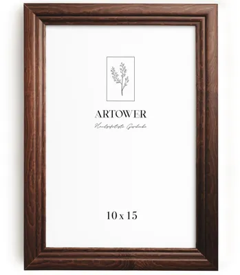 Holz-Fotoliste Vintage Braun 10x15 cm, 1 Stück