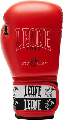 Zdjęcie produktu dla Leone1947 Iconic Kunstleder-boxhandschuhe Rot 10 Oz Rot 10 Oz