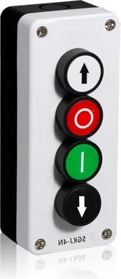 Produktbild von Drukknopstation mit Pfeilschalter, automatische Rückstellung, Start- und Stopptaste, Industrie