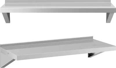 Immagine prodotto di Expondo Royal Catering Mensola a muro - Acciaio inossidabile - 100 x 40 cm - fino a 30 kg -