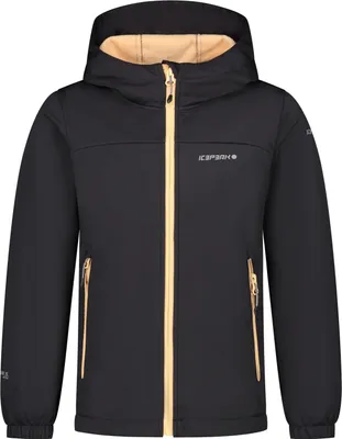Produktbild von Icepeak Softshelljacke Mädchen Kleve Jr mit Kapuze, Farbe:Anthrazit, Kinder Größen:140