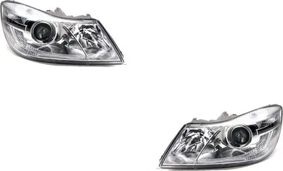 Produktbild von Johns, Scheinwerfer Halogen kompatibel zu Skoda Octavia 1Z 09-13 H1 H7 Set Links Rechts 1Z1941017S 1Z1941015F 1Z1941018S 1Z1941016F