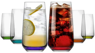 Produktbild von LAV Lal Rainbow Longdrinkgläser – 480 ml (16 1/4 oz), 6er Set