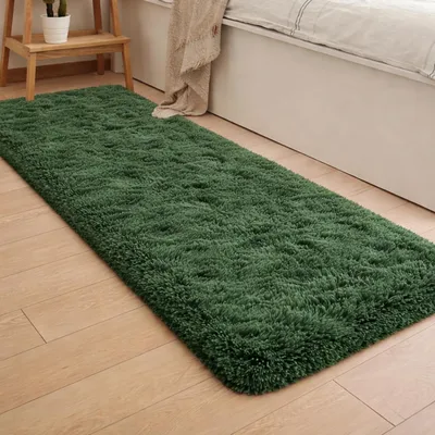 Zdjęcie produktu dla Pranie dywanik ciemnozielony, 120x160 cm - Nowoczesny i antypoślizgowy