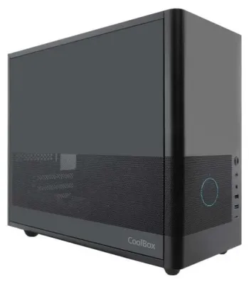 Zdjęcie produktu dla CoolBox COO-CHA-MP2-0, Midi Tower, PC, Czarny, Mini-ATX, Mini-ITX, micro ATX, Micro-ITX, 3.5,2.5"